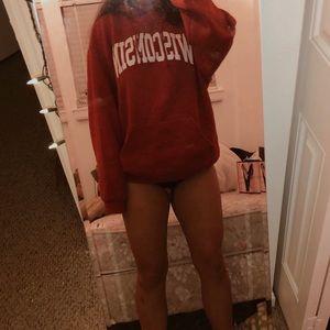 Men/women Wisconsin hoodie